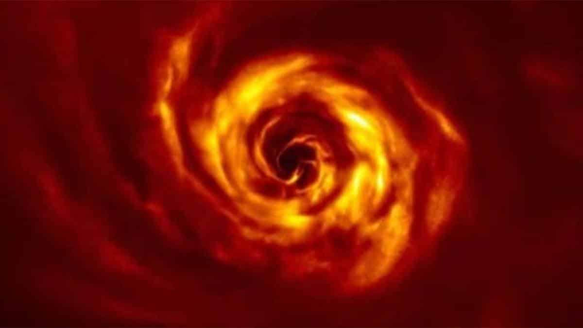 Birth of a planet AB Aurigae