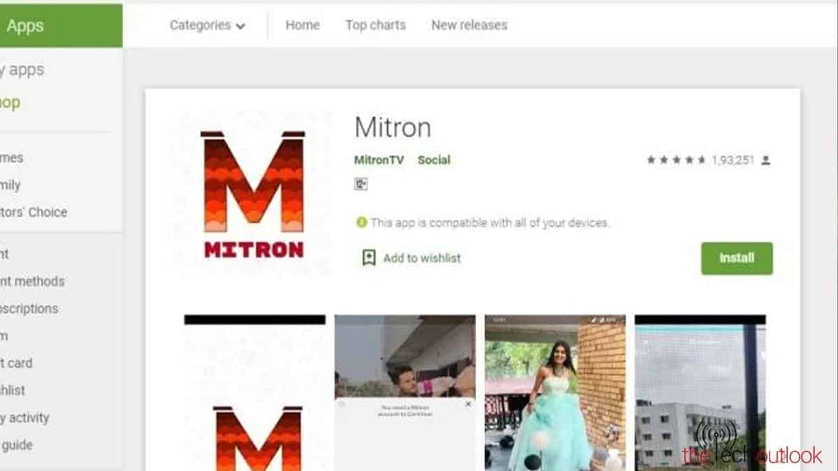 Mitron app back google play store