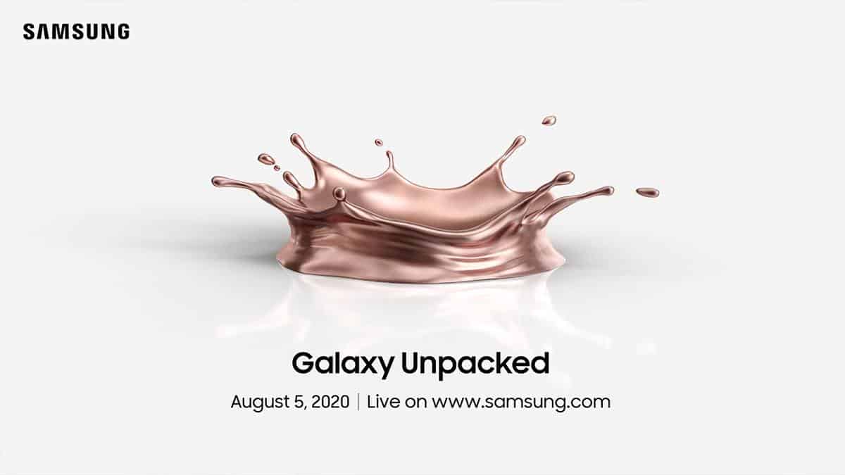 Samsung Galaxy Note 20 Launch confirmed for august 5, Galaxy Z Fold 2, Galaxy Z Flip 5G also expected
