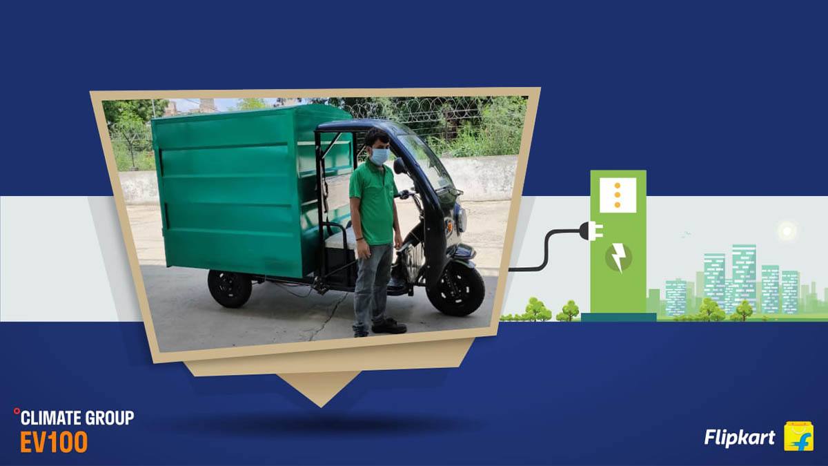 Flipkart pledges 100% transition to electric vehicles by 2030; commits to the Climate Group’s EV100 initiative
