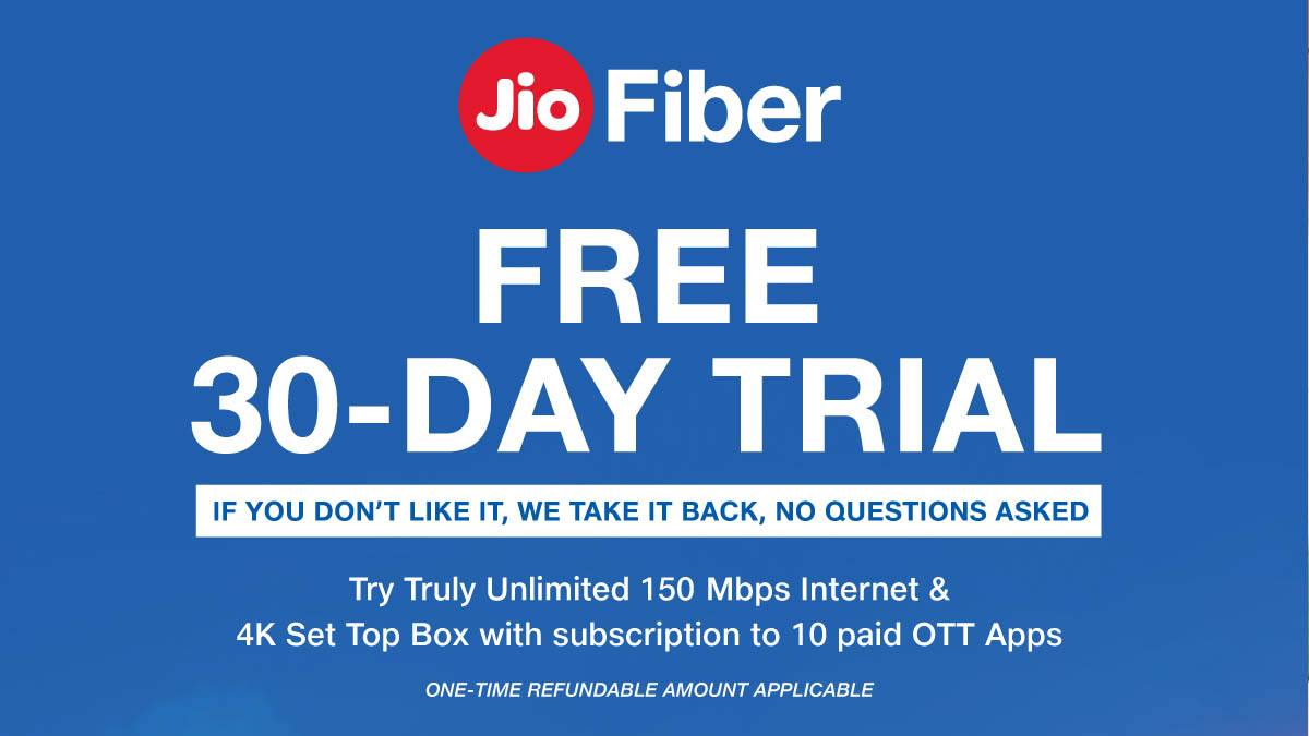 Jiofiber stumped everyone with its 30 days free trial; data packages starting with just Rs 399