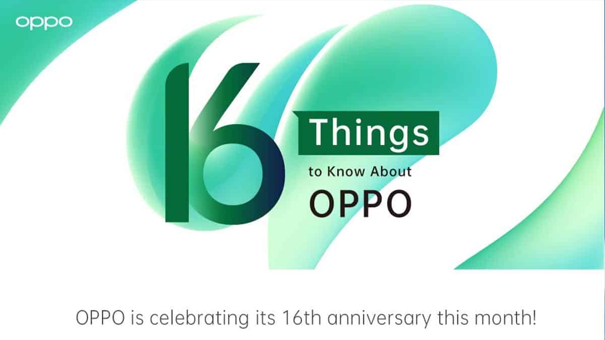 OPPO Celebrates 16th Anniversary, paving its way for the next decade