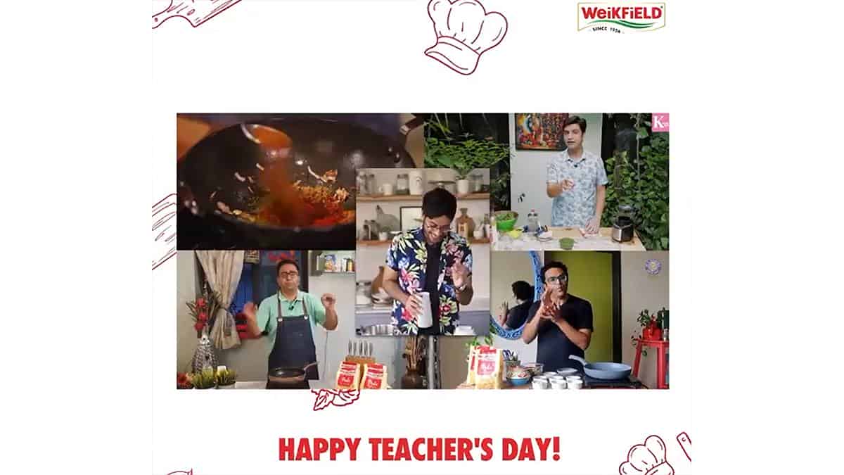 WeiKFiELD thanks the #KitchenKaTeacher