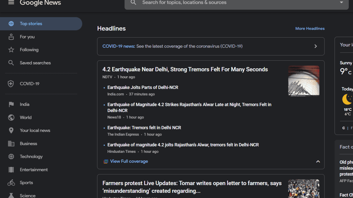 Google News Update: How to access dark mode in Google News!