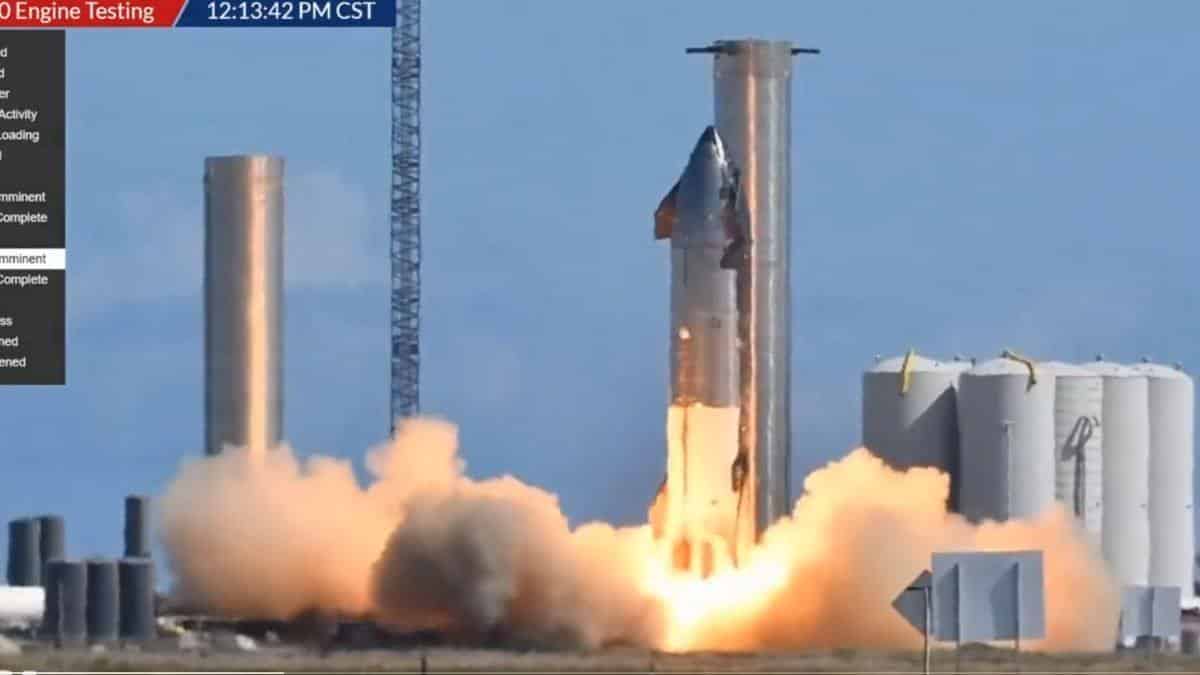 Elon Musk's SpaceX has completed engine testing on its Starship S20 spaceship, which will soon embark on its first orbital test