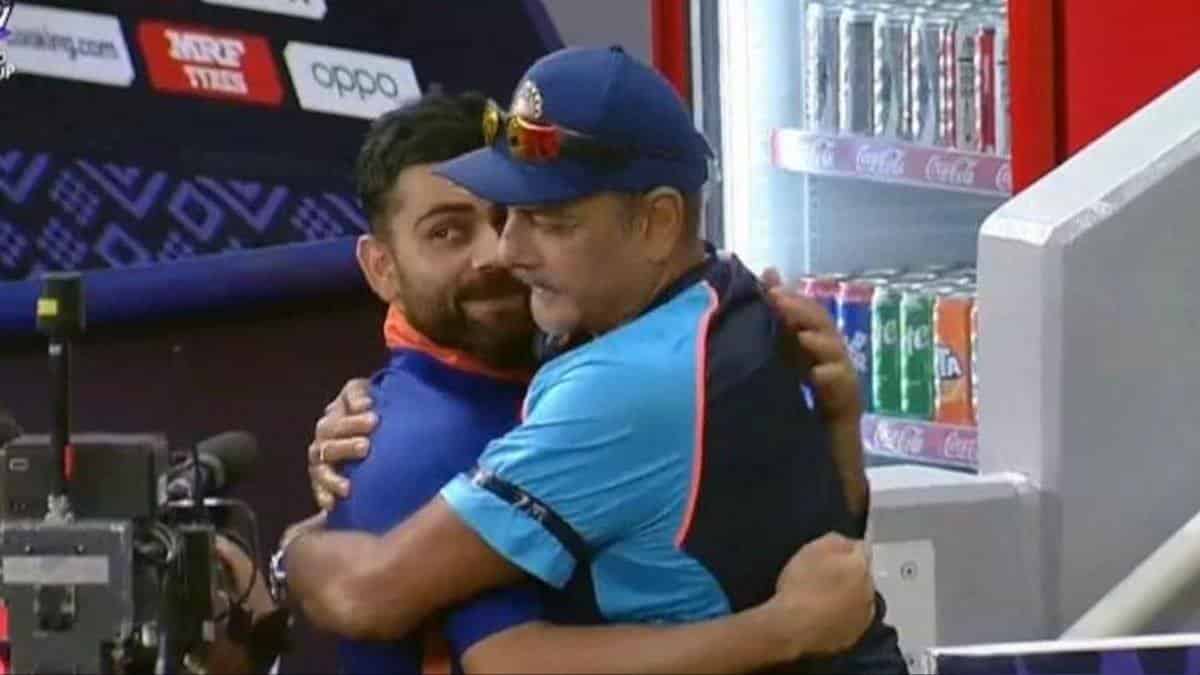 Ravi Shastri gives an emotional farewell address as Team India's head coach