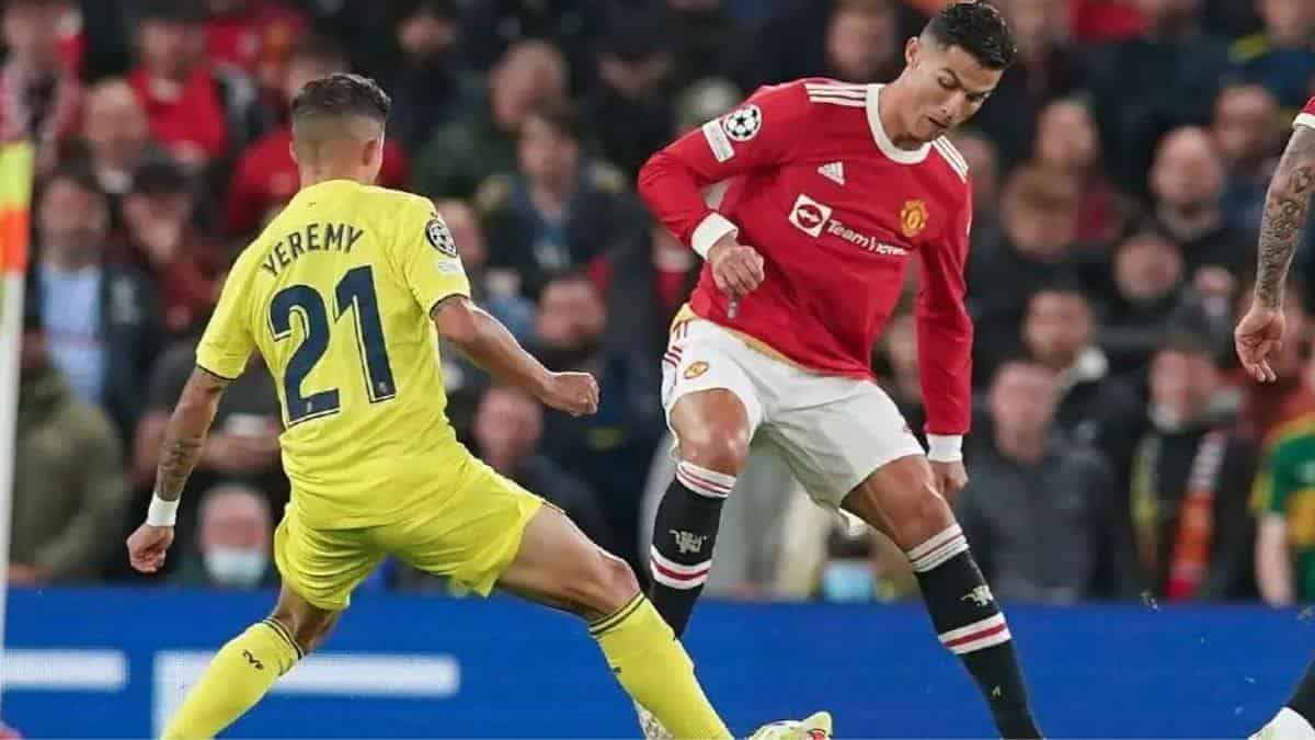 Villarreal vs. Manchester United score Late Champions League goals by Ronaldo and Sancho lead to Carrick debut victory