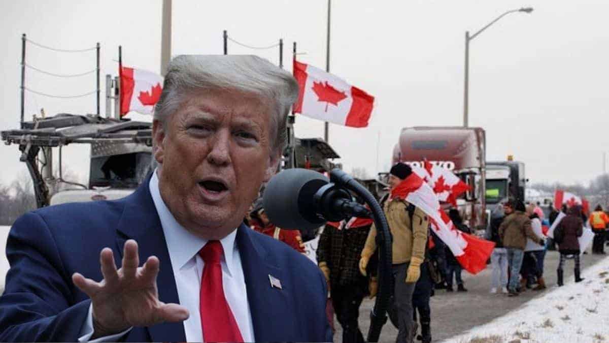 Donald J Trump is also in support of Canadian Truckers
