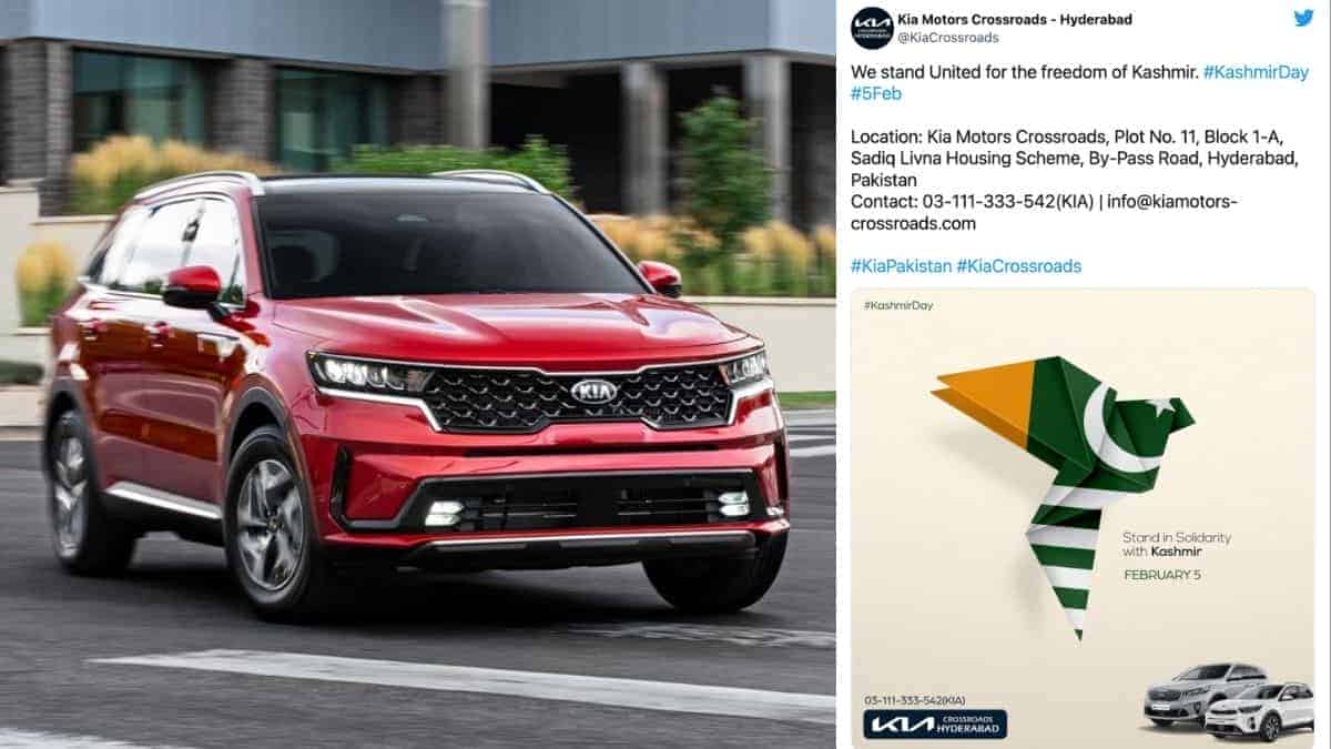 Kia Motors also Posts in support for Kashmir Freedom, Indians react with Boycott Kia Motors