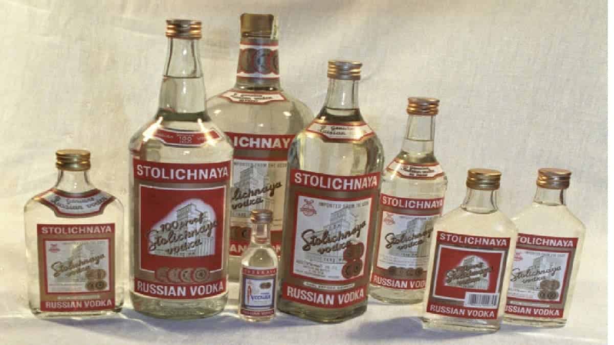 US states discontinue Russian liquor