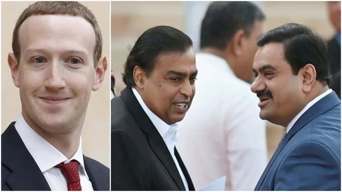 Ambani and Adani now richer than Mark Zuckerberg, as Meta shares crash