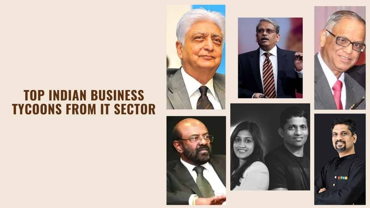 Top Indian business tycoons from IT sector