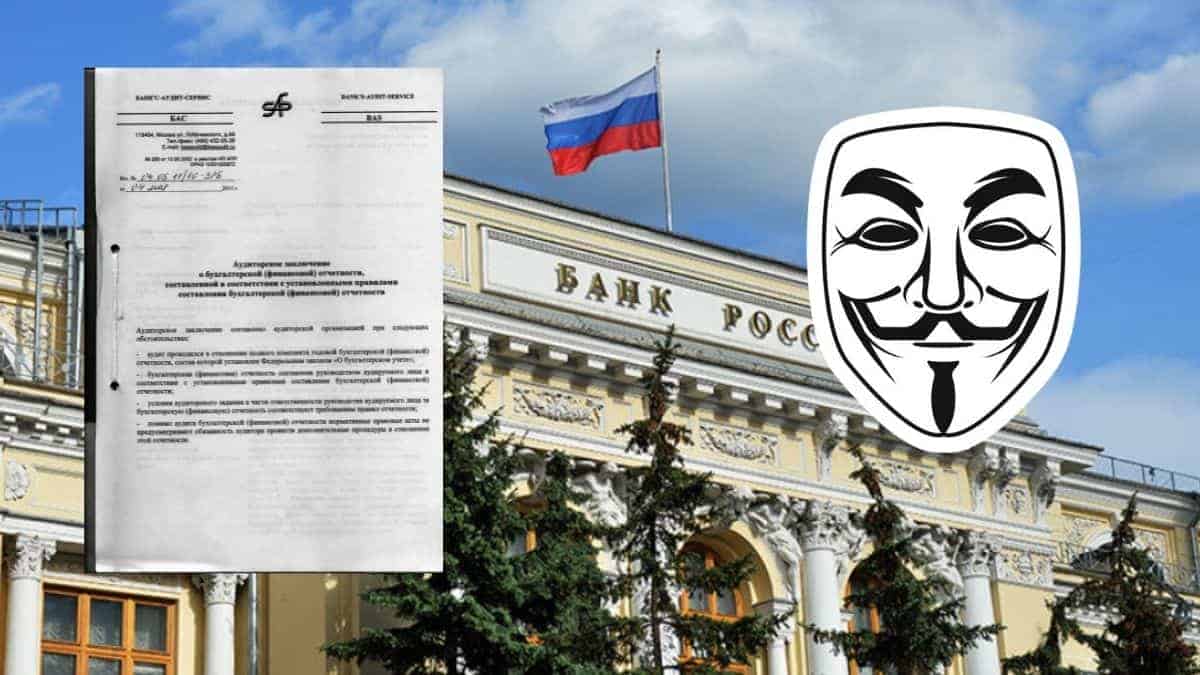 Anonymous Rabbit shares some documents of Hacked Russian Central Bank