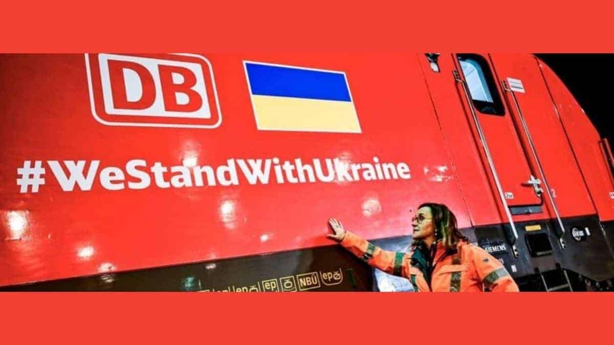 Deutsche Bahn inaugurated a 'railway bridge' of cargo trains to Kyiv on Friday