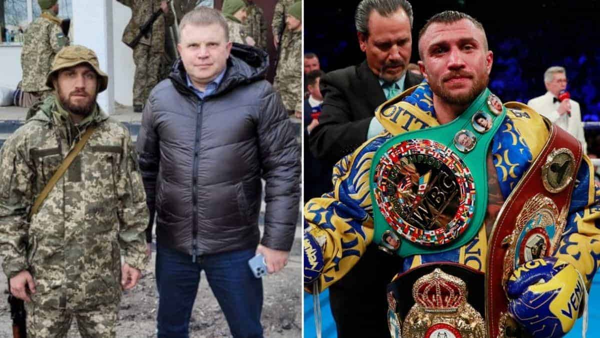Vasyl Lomachenko turns down a world-title shot and joined the Ukraine Territorial Defense
