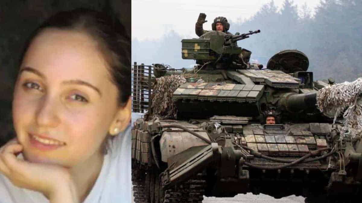 Valeriia Maksetska a 31 year old was blown up by a Russian Tank in Ukraine