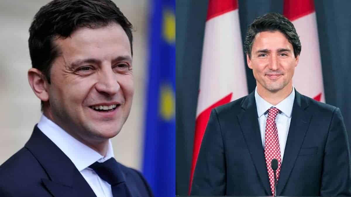 Zelensky had conversation with The Prime Minister of Canada