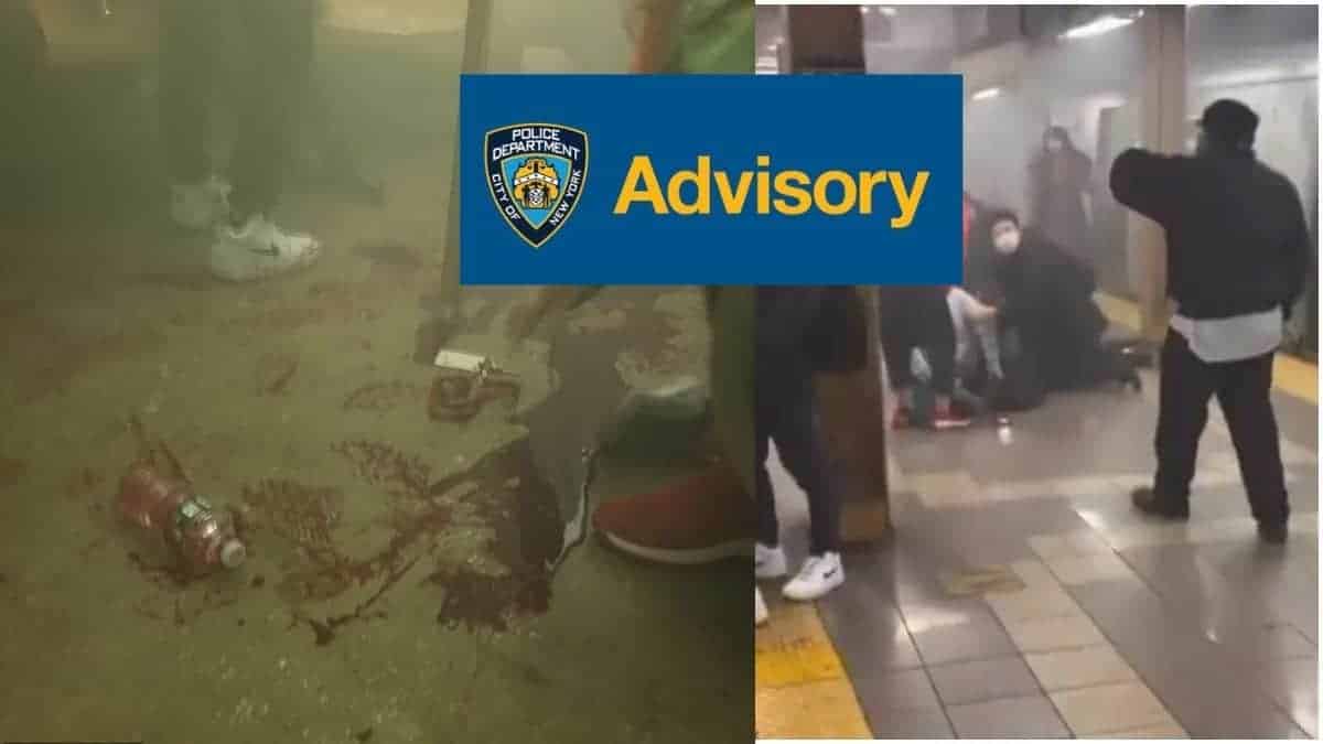 Brooklyn Subway Mass Shooting New York Mayor released helpline to report the black male involved in the shooting