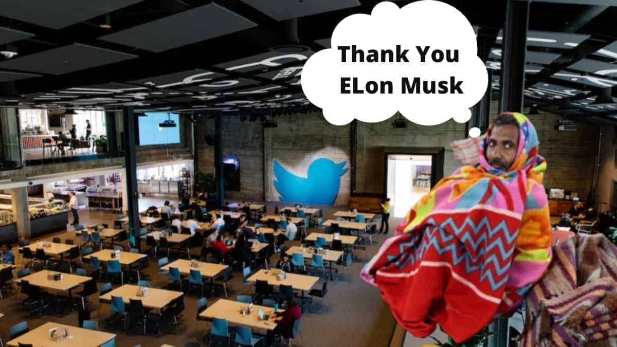 Elon Musk Twitter SF headquarter to Homeless shelter