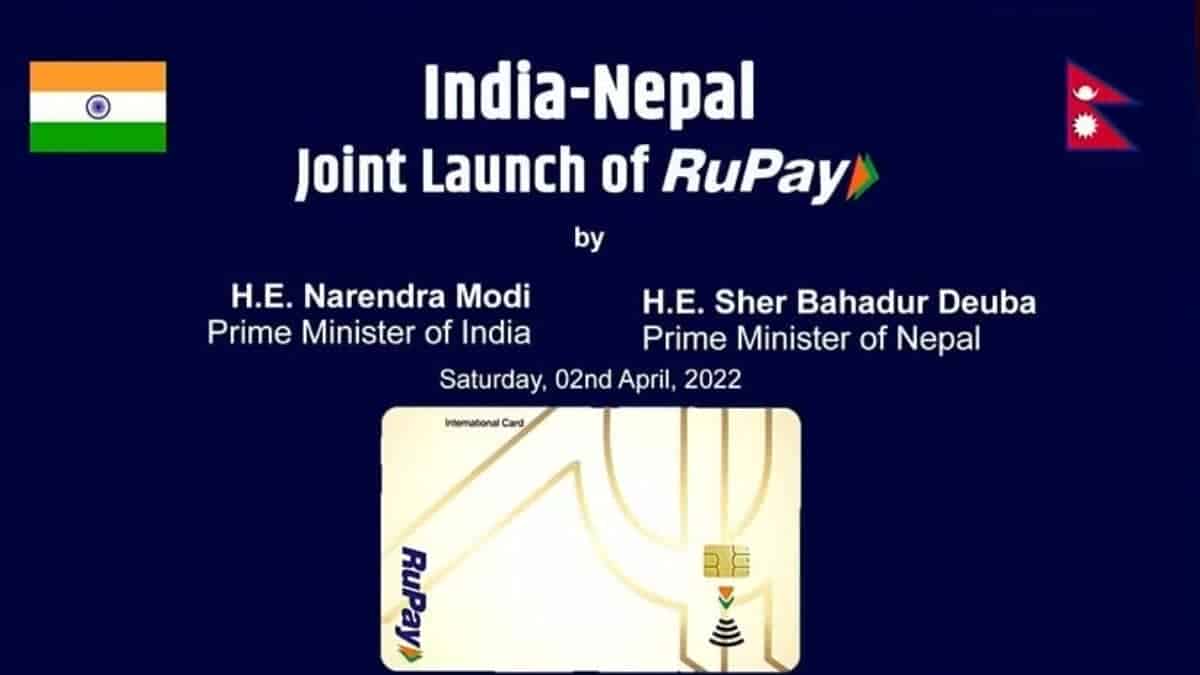 Launch of RuPay Card in Nepal