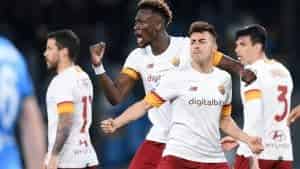 The Match Resulted in A 1-1 Draw Against Napoli Thanks To Tammy Abraham's Assist