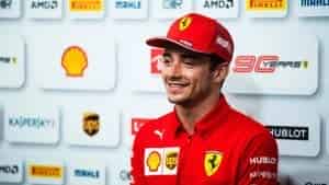 During the first practice game at the Emilia Romagna GP, Charles Leclerc was the fastest