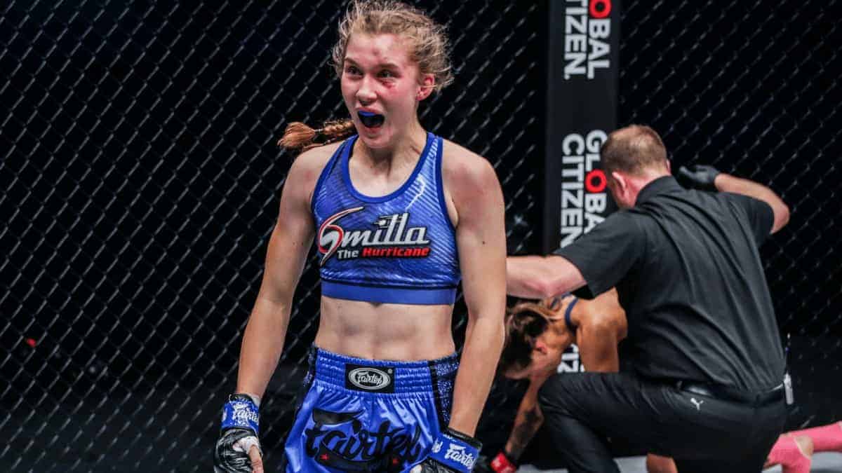At ONE 156, Smilla Sundell makes history by becoming the youngest ONE World Champion