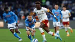 The Match Resulted in A 1-1 Draw Against Napoli Thanks To Tammy Abraham's Assist