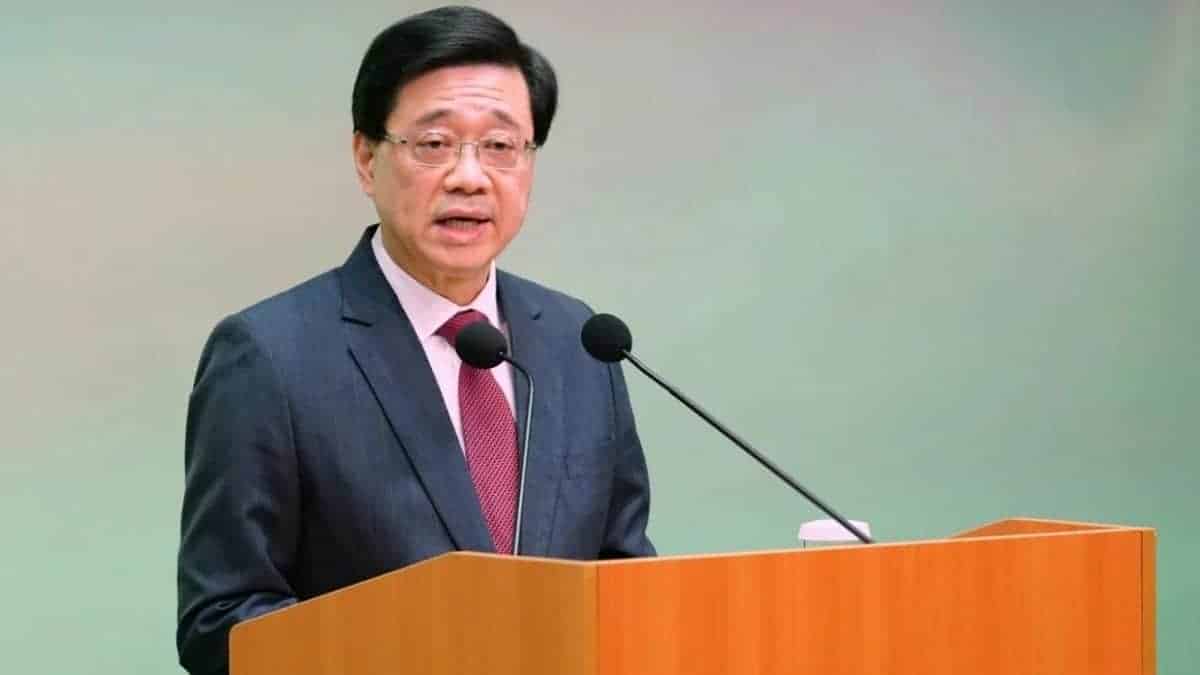 YouTube blocked the account of Hong Kong's sole leadership candidate John Lee