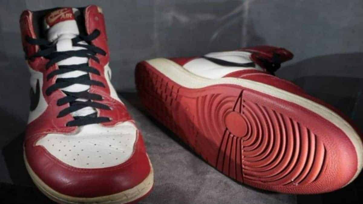 Christie's would auction basketball legend Michael Jordan's sneakers and a rare trade card from his career in June
