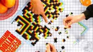 A 500-piece QR code puzzle offers an opportunity to earn $2 million
