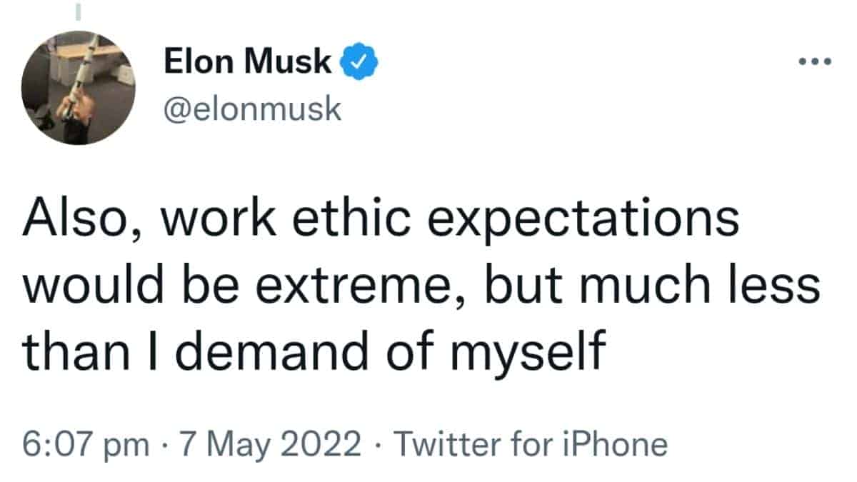 There is extreme work expectations