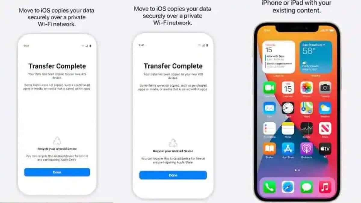 Transferring WhatsApp data from Android to iOS now is as follows: Here's how it functions