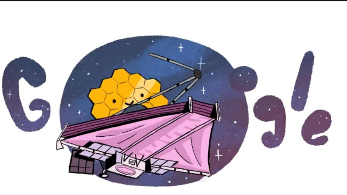 Google Doodle celebrates the discovery of James Webb Space Telescope