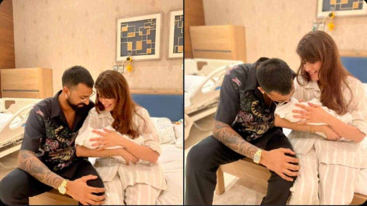 Hardik Pandya's brother Krunal Pandya got a new member in his family a baby boy (Kavir Krunal Pandya))