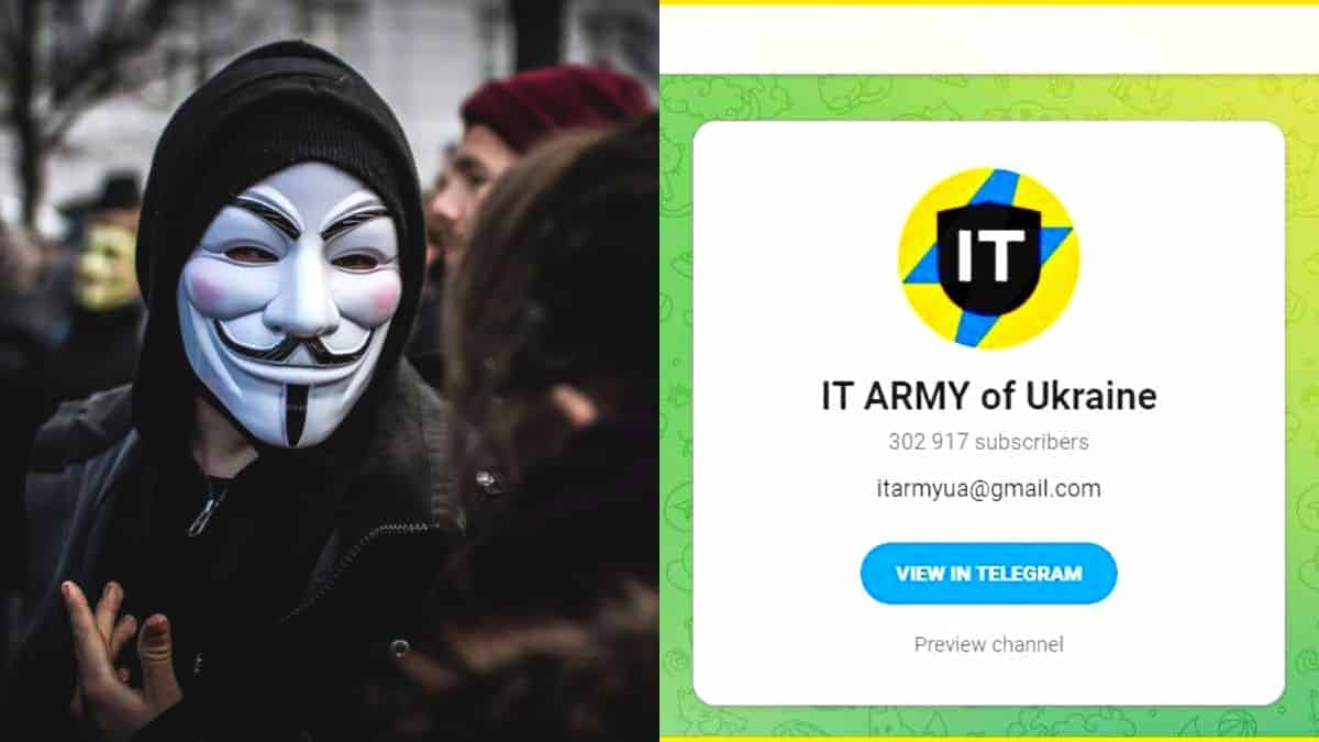 The Anonymous and IT Army of Ukraine claim to hack LTE routers with 88 websites of the Russian Federation
