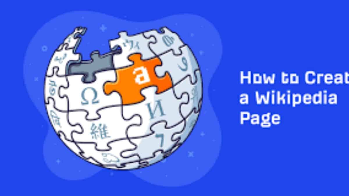 How to Create a Wikipedia Page?