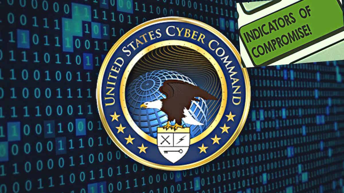 The US Cyber Command releases IOCs for malware used by cyber espionage group targeting Ukraine