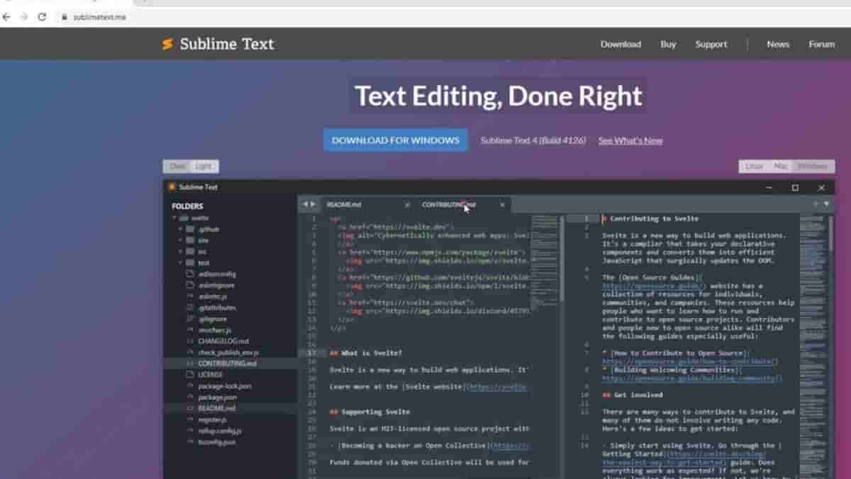 Fake Sublime Text website surfaces on the web
