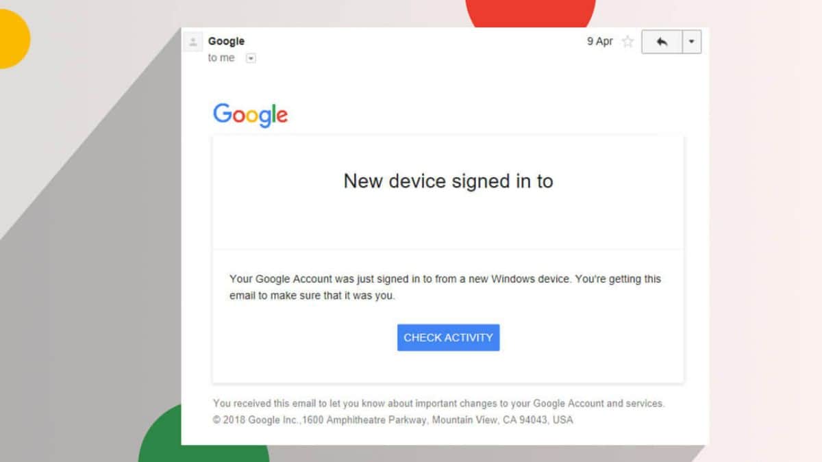 Is Google Emailing You About Security Issues