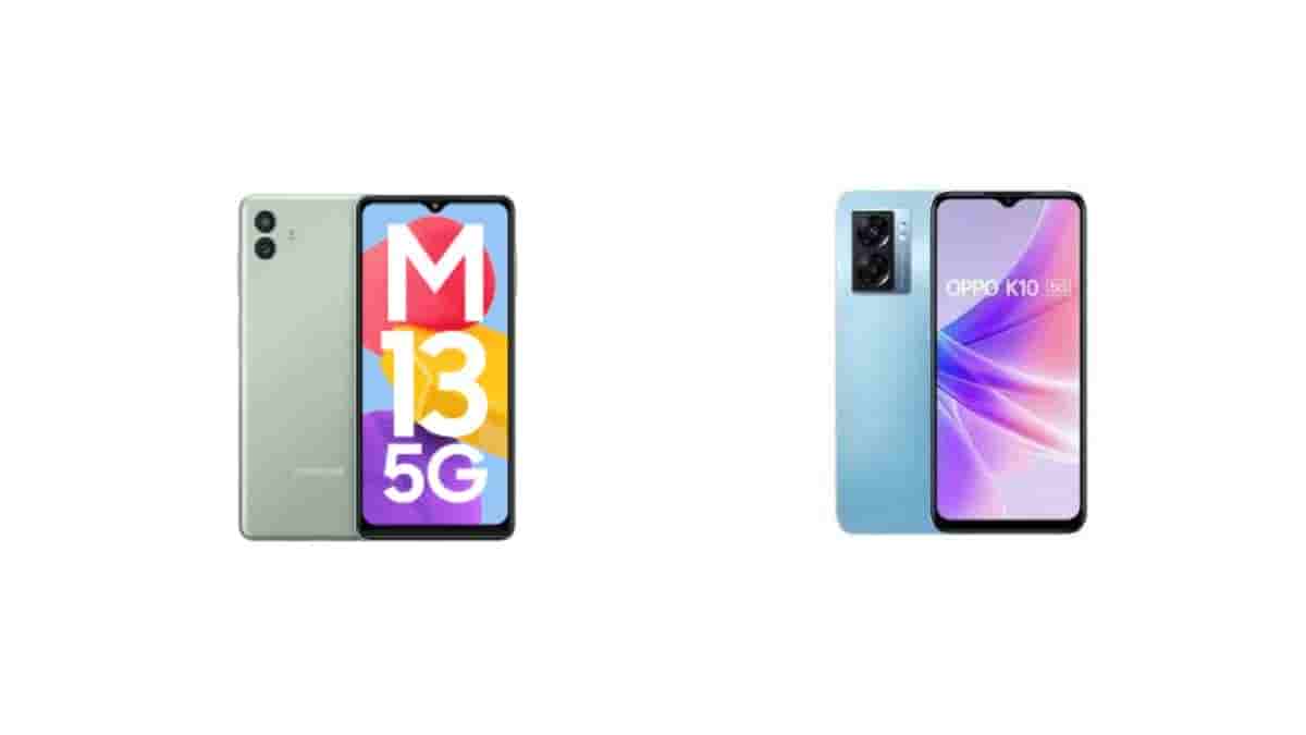 samung m13 5g and oppo k10 5g