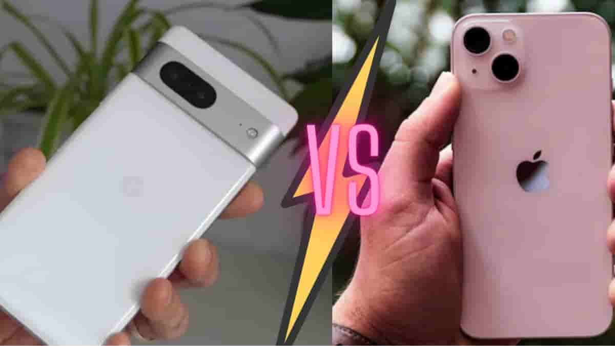 Google Pixel 7A vs iPhone 13