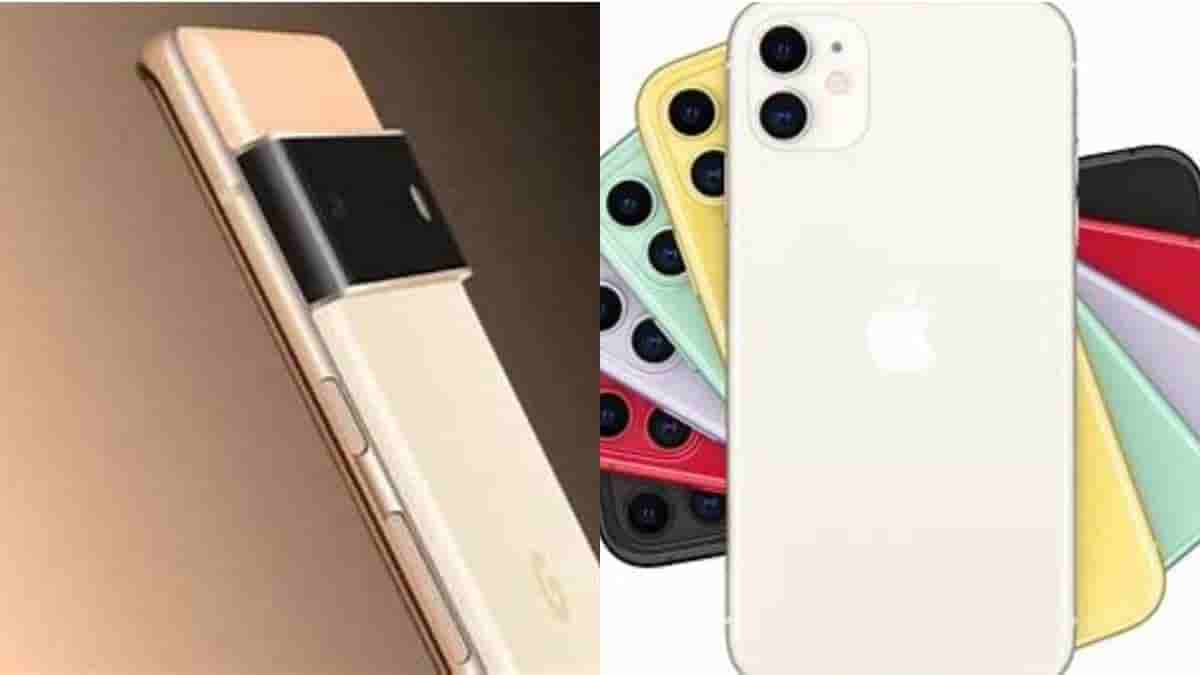 iPhone 11 or a Google Pixel 6a