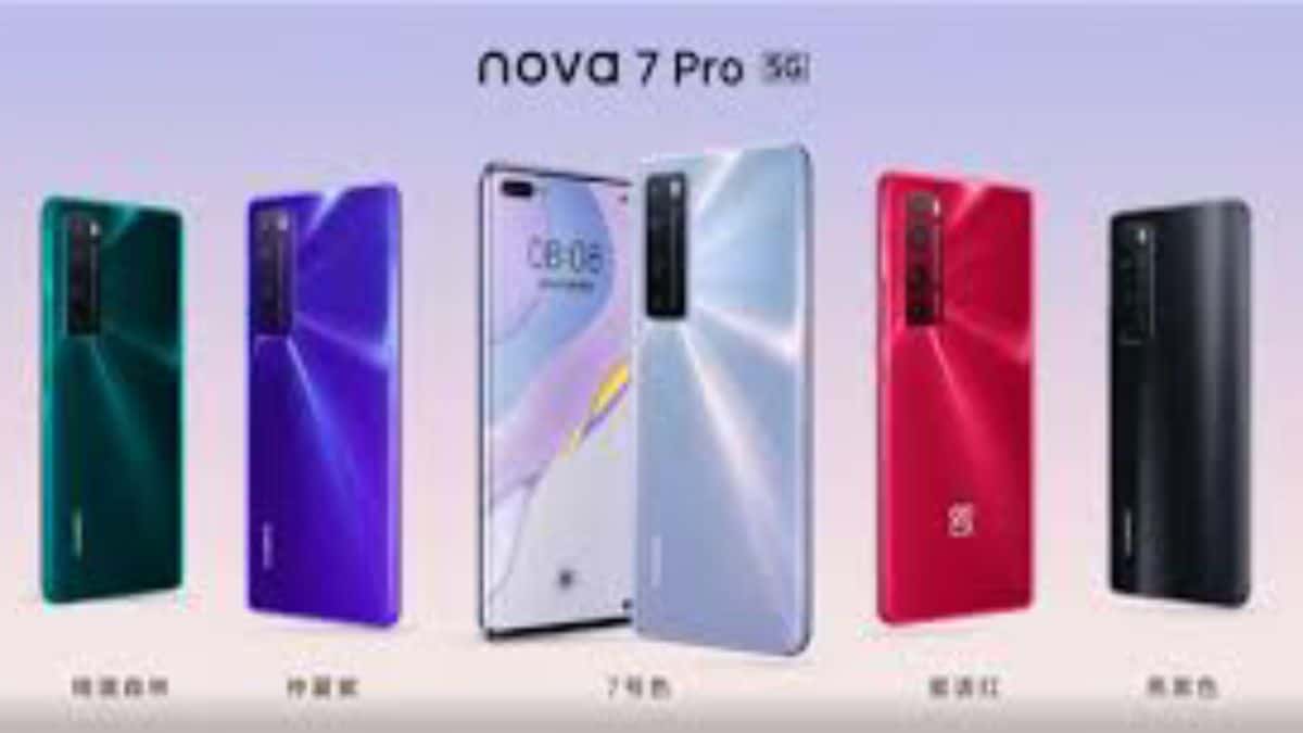 Huawei Nova 7 pro 5G with HiSilicon Kirin 985 and dual front camera; check out details