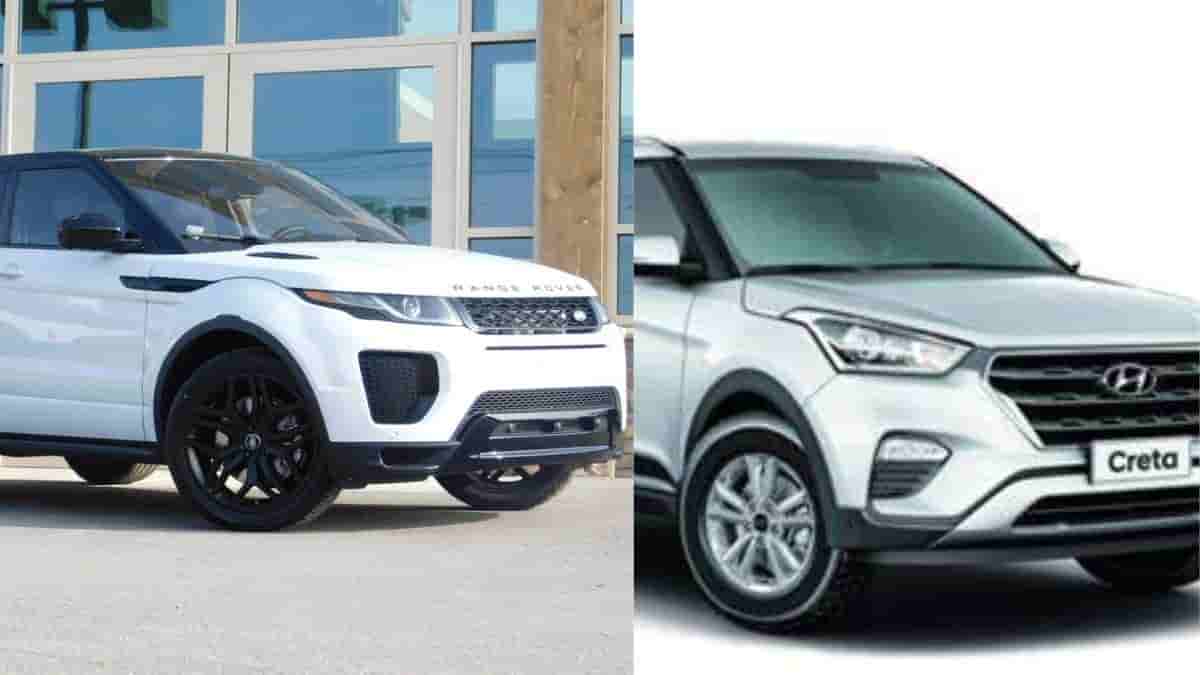 Land Rover Evoque v/s Creta Turbo