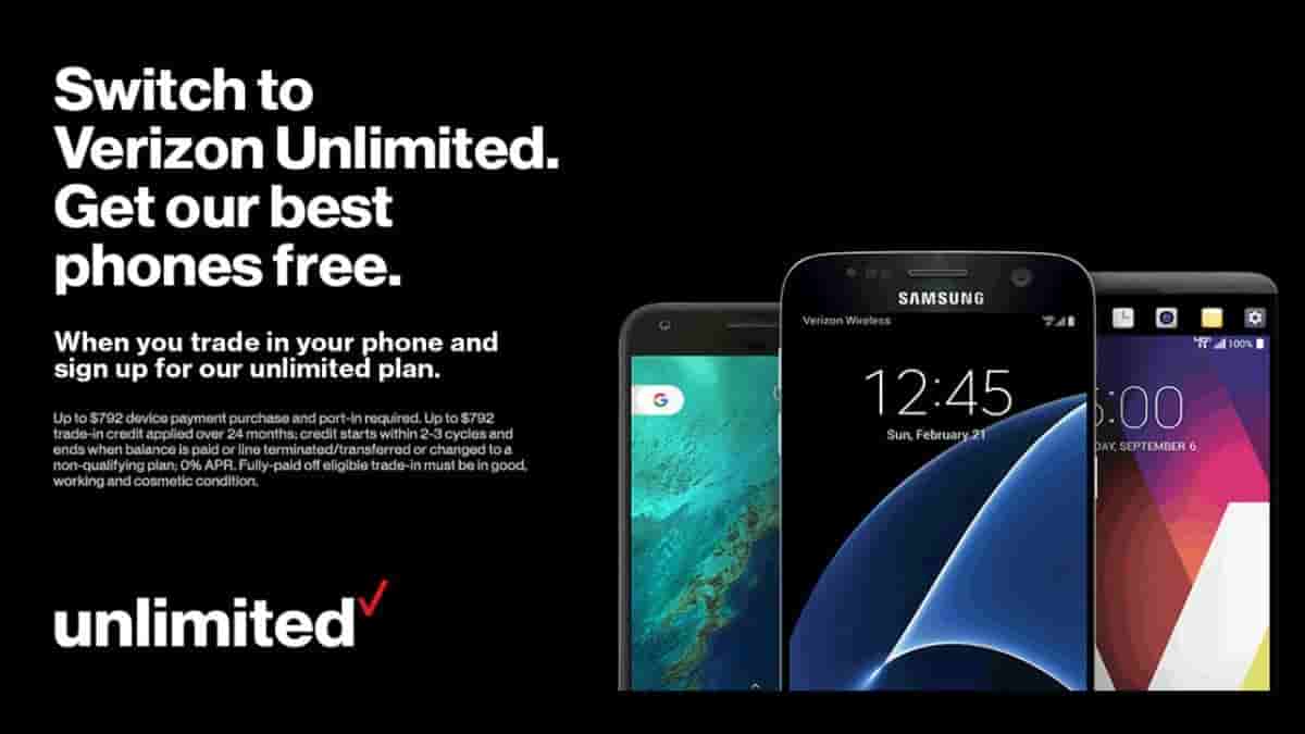 Verizon 5G phones for free