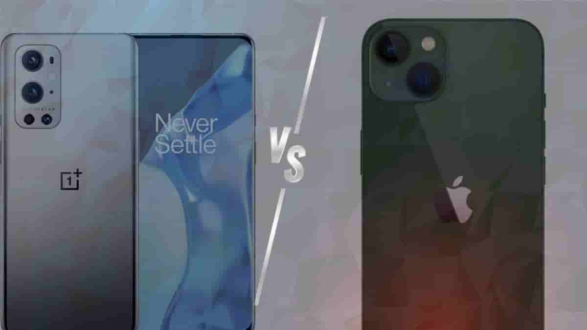 OnePlus 9 pro vs Apple iPhone 13