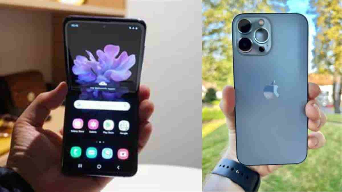 Samsung Galaxy Z Flip 4 v/s Apple iPhone 13 Pro Max