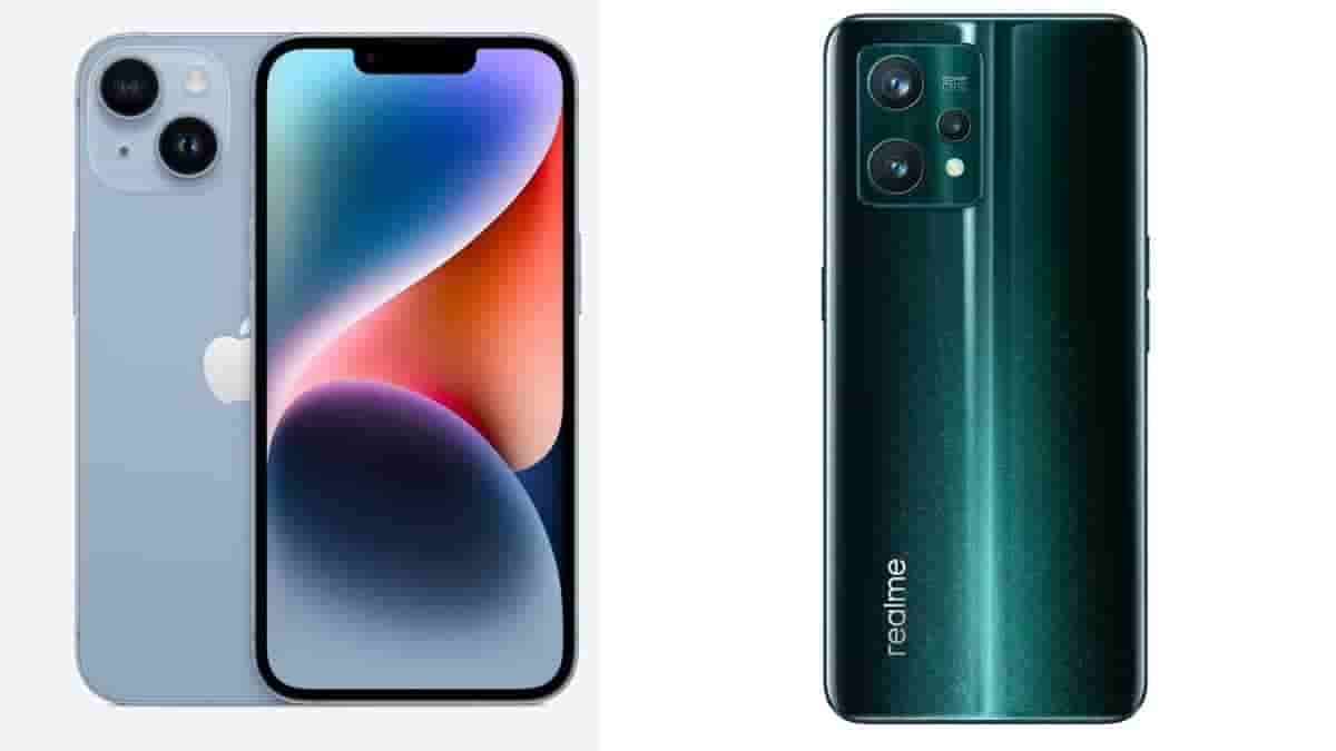 Apple iPhone 14 Vs Realme 9 Pro Plus