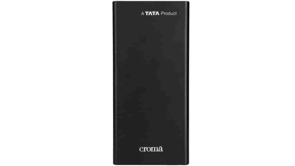 Croma 10000mAh 2-Port Power Bank
